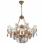 Подвесная люстра ST-Luce Vianeta SL421.303.08 Цвет арматуры бронза Цвет плафонов разноцветный от ImperiumLoft