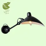 Бра Lussole Fairbanks GRLSP-9563 Цвет плафонов черный Цвет арматуры черный от ImperiumLoft