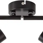 Спот TopLight Maralyn TL1234Y-04BL Цвет арматуры черный Цвет плафонов серый от ImperiumLoft