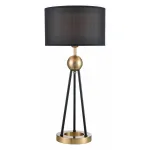 Настольная лампа декоративная Vele Luce Saturno VL5764N01 Цвет арматуры Желтый Цвет плафонов Черный