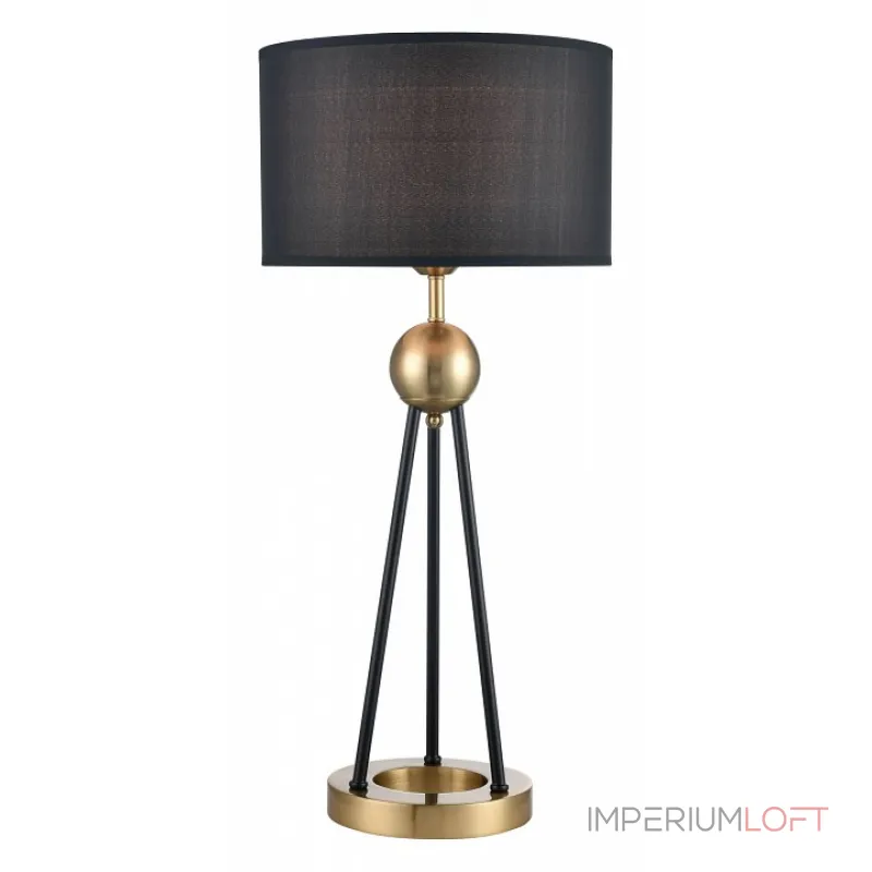 Настольная лампа декоративная Vele Luce Saturno VL5764N01 Цвет арматуры Желтый Цвет плафонов Черный Настольная лампа декоративная Vele Luce Saturno VL5764N01 Цвет арматуры Желтый Цвет плафонов Черный