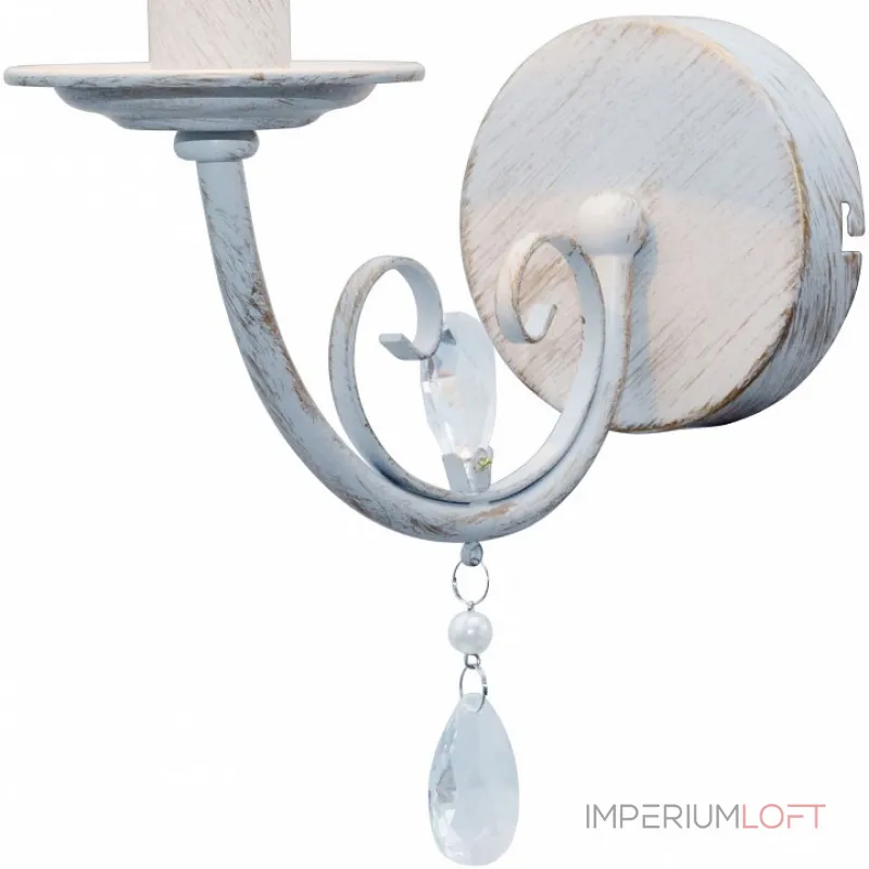 Бра TopLight Frances TL1137-1W Цвет арматуры золото Цвет плафонов белый