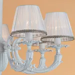 Подвесная люстра Citilux Канон CL412172 Цвет арматуры белый Цвет плафонов серебро от ImperiumLoft