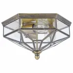 Накладной светильник Maytoni Zeil H356-CL-03-BZ Цвет арматуры бронза Цвет плафонов прозрачный