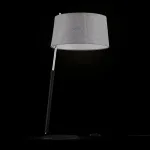Настольная лампа декоративная Maytoni Bergamo MOD613TL-01B Цвет арматуры хром Цвет плафонов серый от ImperiumLoft