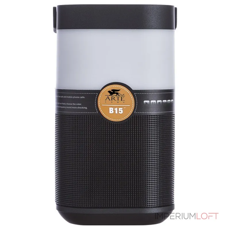 Настольная лампа офисная Arte Lamp Music band A2005LT-1BK Цвет арматуры черный Цвет плафонов белый