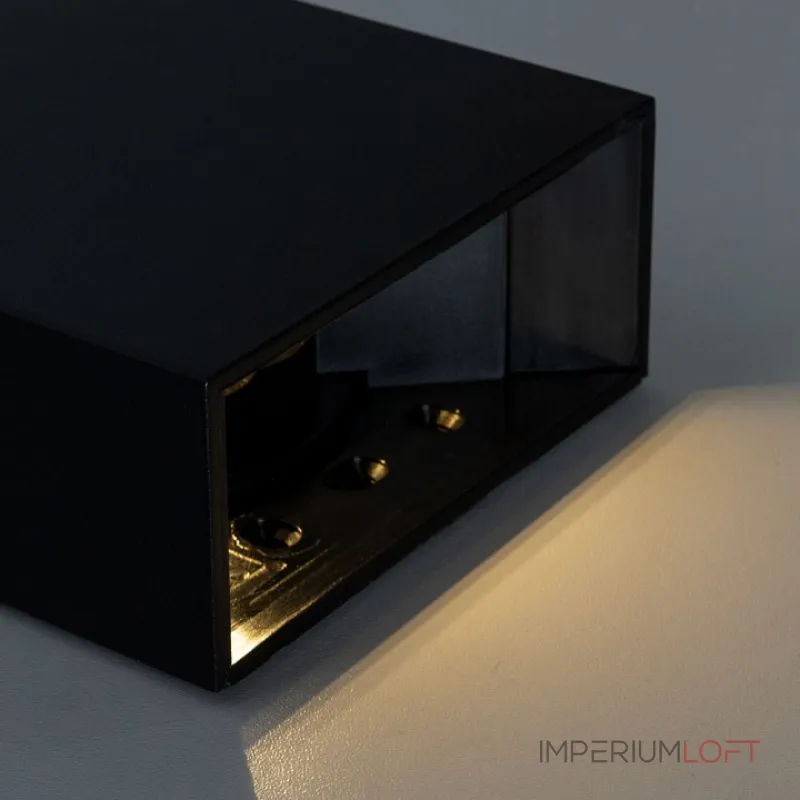Накладной светильник Arte Lamp Algol A1445AL-1BK Цвет плафонов черный Цвет арматуры черный