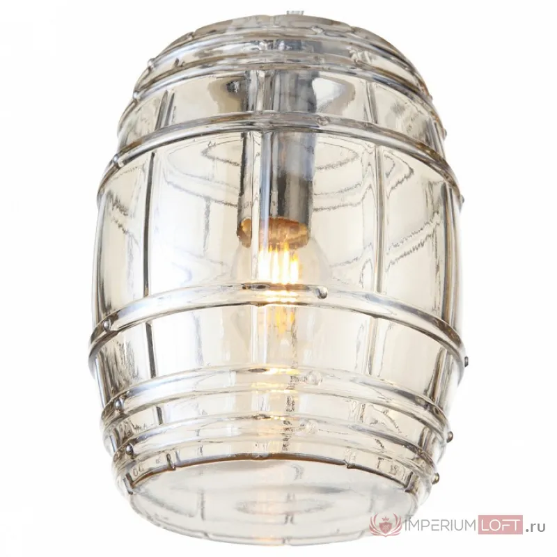 Подвесной светильник ST-Luce Barillo SL1051.103.01 Цвет арматуры хром Цвет плафонов янтарный от ImperiumLoft