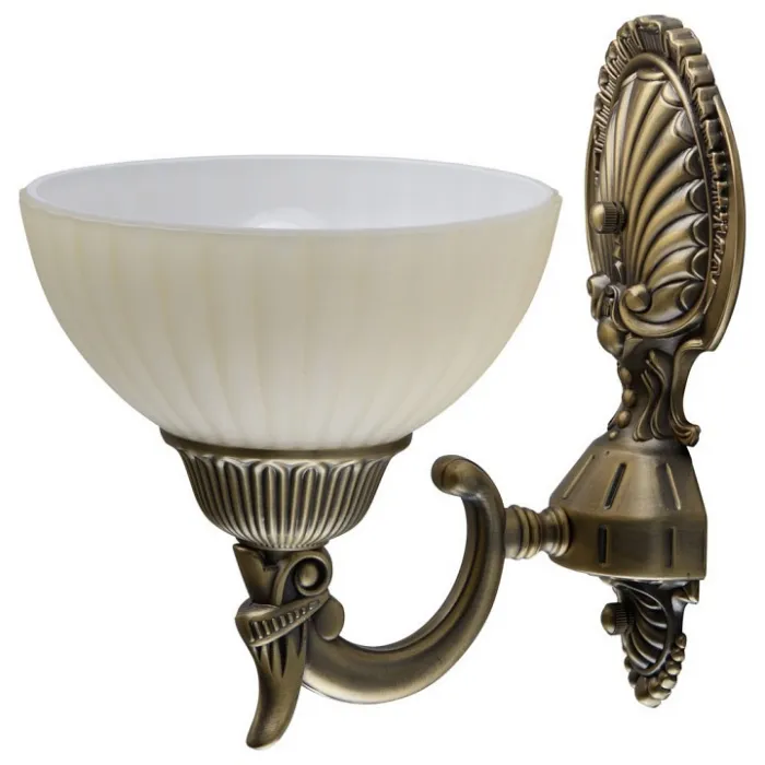 Бра MW-Light Афродита 1 317020101 Цвет арматуры бронза Цвет плафонов кремовый от ImperiumLoft