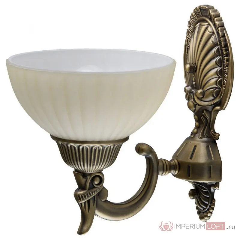 Бра MW-Light Афродита 1 317020101 Цвет арматуры бронза Цвет плафонов кремовый от ImperiumLoft