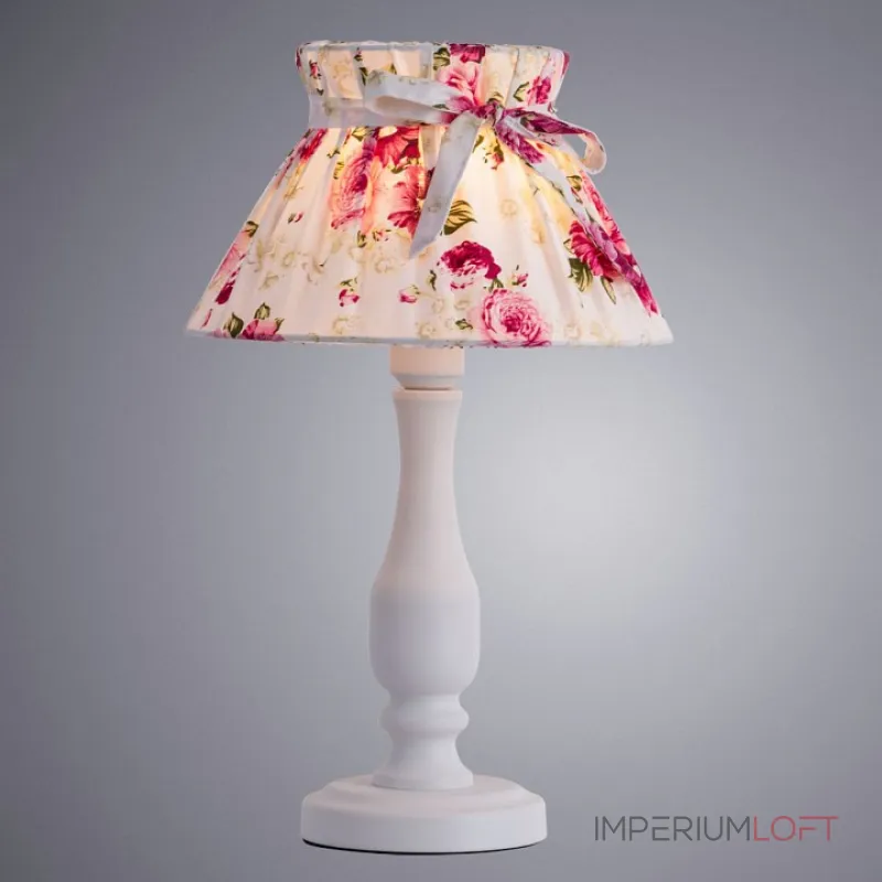 Настольная лампа декоративная Arte Lamp Margherita A7028LT-1WH