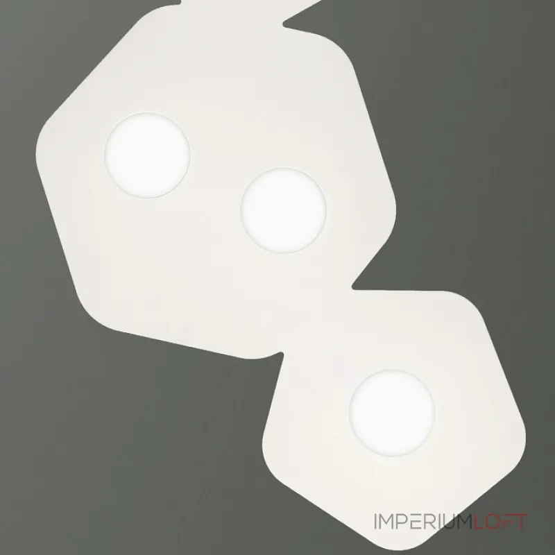 Накладной светильник Mantra Area 6640 Цвет арматуры белый Цвет плафонов белый