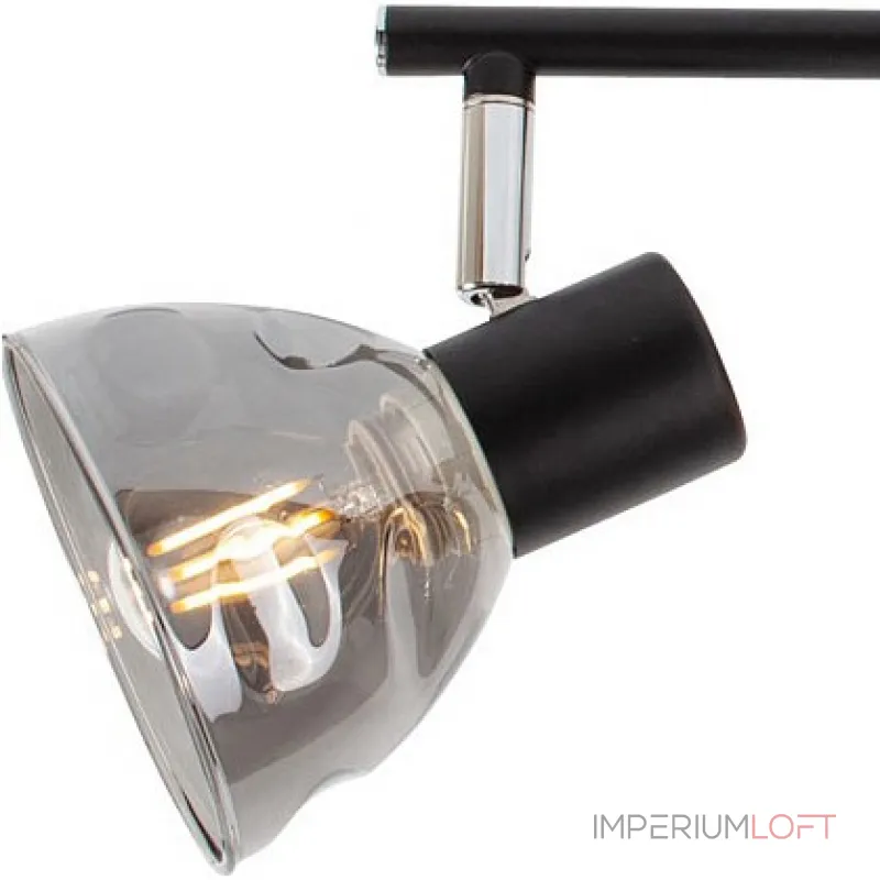 Спот TopLight Maralyn TL1234Y-04BL Цвет арматуры черный Цвет плафонов серый Спот TopLight Maralyn TL1234Y-04BL Цвет арматуры черный Цвет плафонов серый