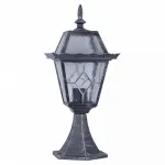 Наземный низкий светильник Arte Lamp Paris A1354FN-1BS Цвет арматуры серебро Цвет плафонов прозрачный