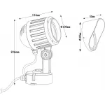 Светильник на штанге Deko-Light Power Sport COB V WW 730229 Цвет арматуры черный Цвет плафонов черный от ImperiumLoft