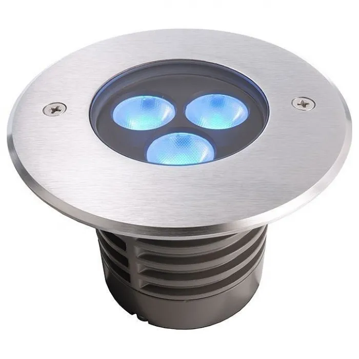 Встраиваемый в дорогу светильник Deko-Light Bodeneinbauleuchte III RGB 730276 Цвет арматуры серебро Цвет плафонов прозрачный от ImperiumLoft