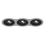 Встраиваемый светильник Lightstar Intero 16 triple round i639070707 Цвет арматуры разноцветный Цвет плафонов белый