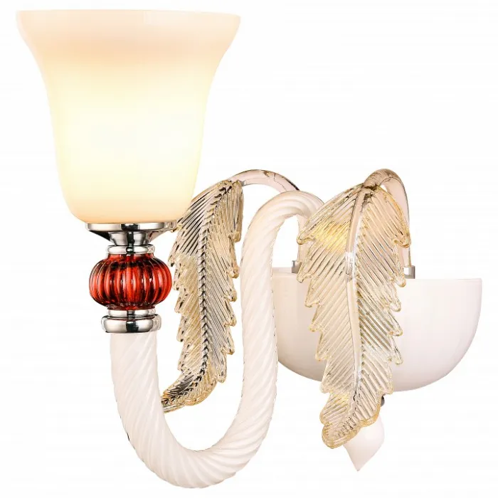 Бра Arte Lamp Antonio A1270AP-1CC Цвет арматуры хром Цвет плафонов белый от ImperiumLoft