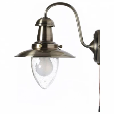 Бра Arte Lamp Fisherman A5518AP-1AB Цвет арматуры бронза Цвет плафонов прозрачный
