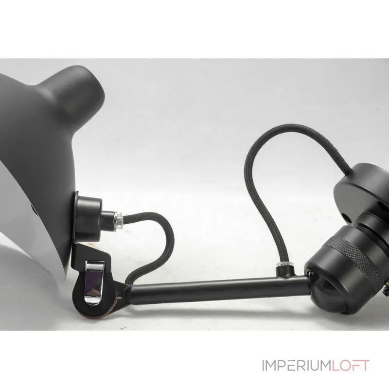 Бра Lussole Fairbanks GRLSP-9563 Цвет плафонов черный Цвет арматуры черный от ImperiumLoft Бра Lussole Fairbanks GRLSP-9563 Цвет плафонов черный Цвет арматуры черный от ImperiumLoft