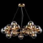 Подвесная люстра Maytoni Dallas MOD548PL-25G Цвет арматуры золото Цвет плафонов янтарный от ImperiumLoft