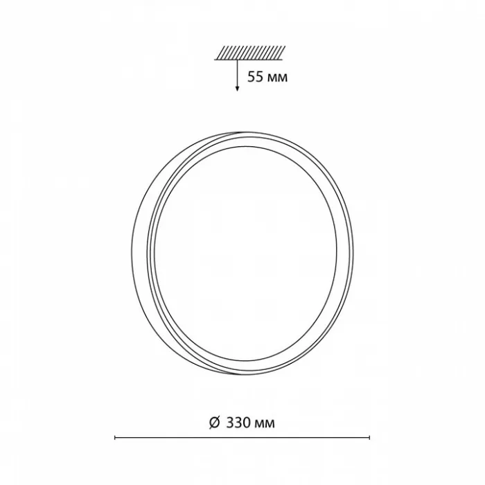 Накладной светильник Sonex Woodi 7603/CL от ImperiumLoft