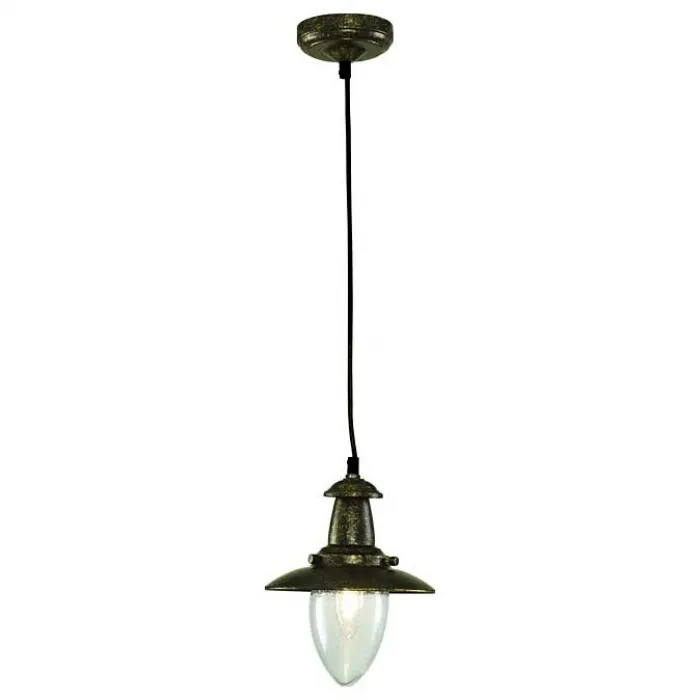 Подвесной светильник Arte Lamp Fisherman A5518SP-1RI Цвет арматуры коричневый Цвет плафонов прозрачный от ImperiumLoft