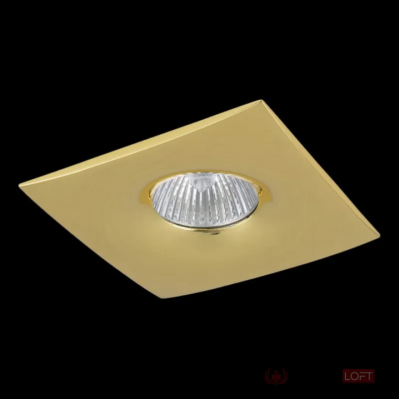Встраиваемый светильник Lightstar Levigo 010032 Цвет арматуры золото от ImperiumLoft