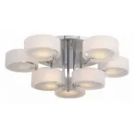 Потолочная люстра EVOLUCE Foresta SL483.502.09 Цвет арматуры хром Цвет плафонов белый от ImperiumLoft