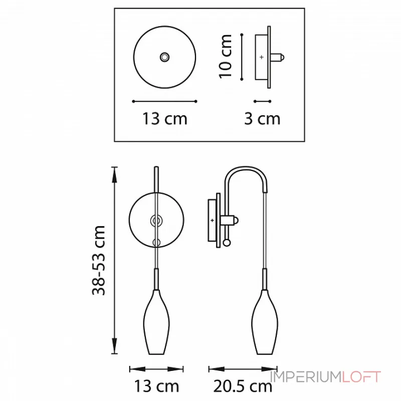 Бра Lightstar Pentola 803527 Цвет арматуры хром Цвет плафонов серый от ImperiumLoft Бра Lightstar Pentola 803527 Цвет арматуры хром Цвет плафонов серый от ImperiumLoft