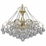 Подвесная люстра MW-Light Жемчуг 14 232017408 Цвет арматуры золото Цвет плафонов прозрачный от ImperiumLoft