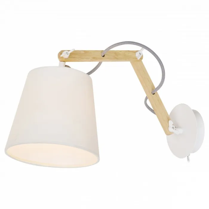 Бра Arte Lamp Pinocchio A5700AP-1WH Цвет арматуры белый Цвет плафонов белый от ImperiumLoft