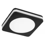 Встраиваемый светильник Arte Lamp Tabit A8432PL-1BK Цвет арматуры Черный Цвет плафонов Белый