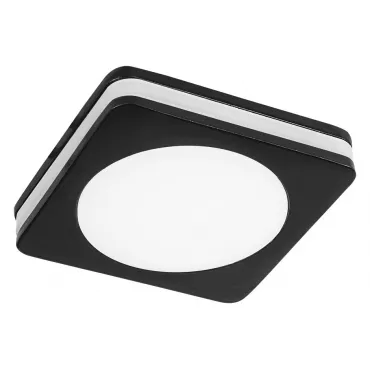 Встраиваемый светильник Arte Lamp Tabit A8432PL-1BK Цвет арматуры Черный Цвет плафонов Белый