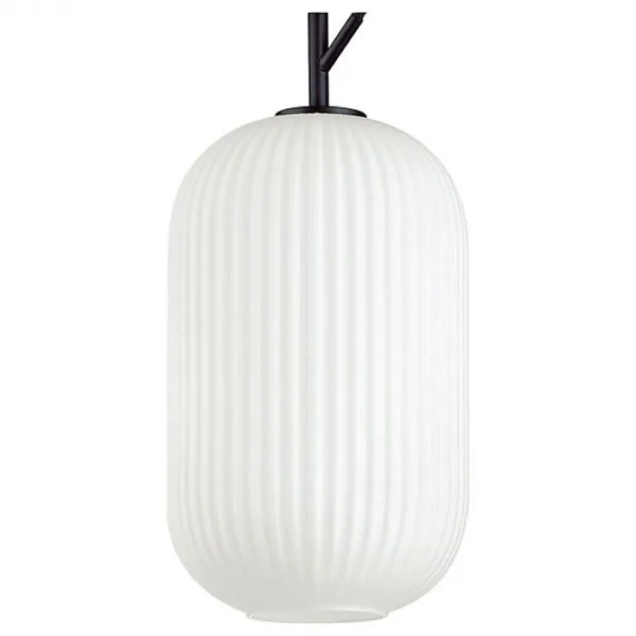 Подвесной светильник Odeon Light Roofi 4751/1 Цвет плафонов белый Цвет арматуры черный от ImperiumLoft
