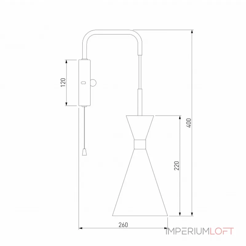 Бра Bogate's Glustin 316/1 Цвет плафонов латунь Цвет арматуры латунь