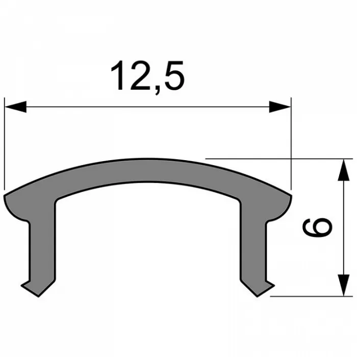 Профиль накладной  Deko-Light F-01-08 983501 от ImperiumLoft
