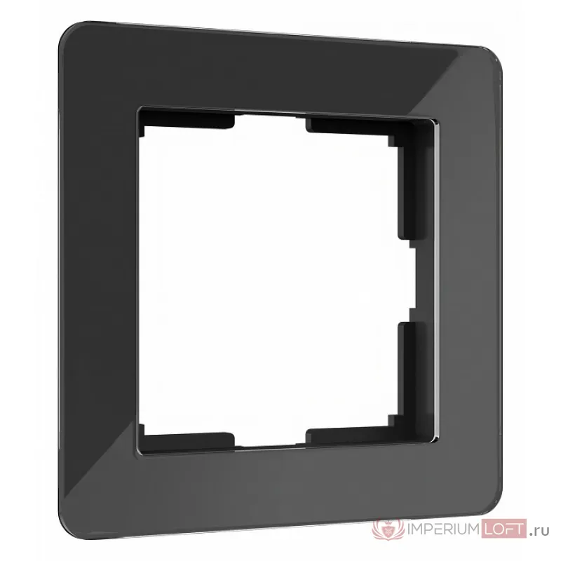 Рамка на 1 пост Werkel Acrylic черный W0012708 от ImperiumLoft