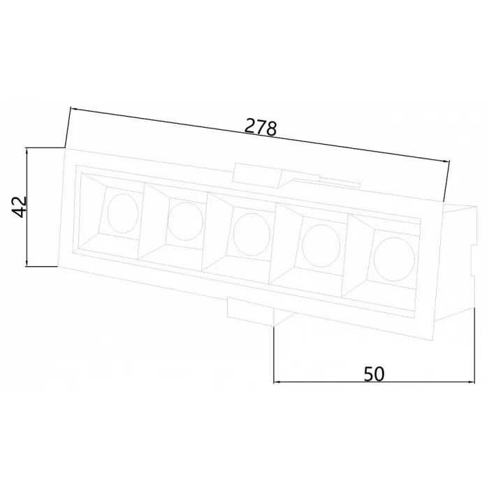 Встраиваемый светильник Favourite Roshni 3083-5C от ImperiumLoft