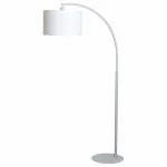 Торшер TopDecor Swan Swan F1 11 01g Цвет арматуры серый Цвет плафонов белый