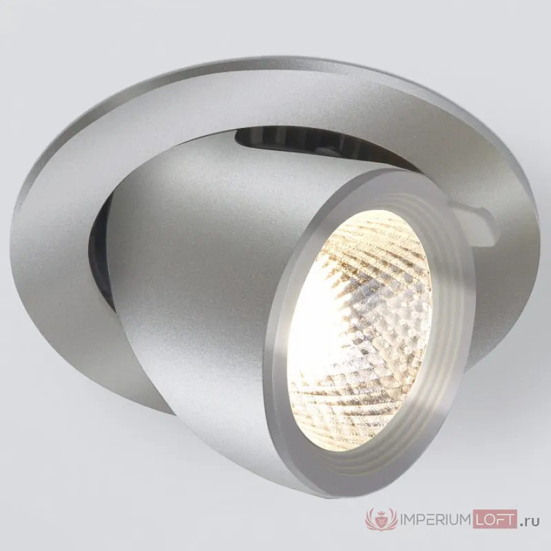 Встраиваемый светильник на штанге Elektrostandard 9918 LED a052457 Цвет арматуры серебро Цвет плафонов серебро от ImperiumLoft