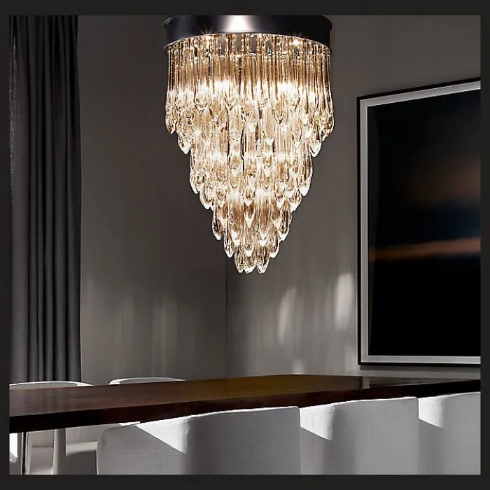 Подвесной светильник DeLight Collection Tear Drop Glass KG0546P-6 от ImperiumLoft