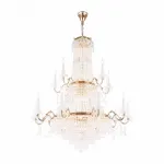 Подвесная люстра Maytoni Palace DIA890-PL-42-G Цвет арматуры золото Цвет плафонов прозрачный от ImperiumLoft