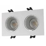 Встраиваемый светильник Denkirs DK3022 DK3072-WH+CH Цвет арматуры хром