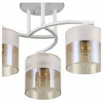 Потолочная люстра Hiper Vivid H185-3 Цвет арматуры золото Цвет плафонов серый от ImperiumLoft