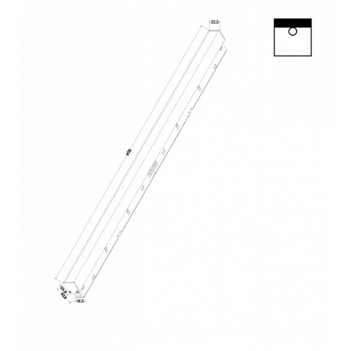 Встраиваемый светильник Maytoni Basis TR030-4-24W3K-WW-DS-B от ImperiumLoft
