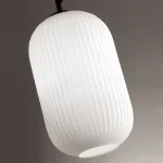 Подвесной светильник Odeon Light Roofi 4751/1 Цвет плафонов белый Цвет арматуры черный от ImperiumLoft