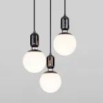 Подвесной светильник Eurosvet Bubble 50151/3 черный жемчуг от ImperiumLoft