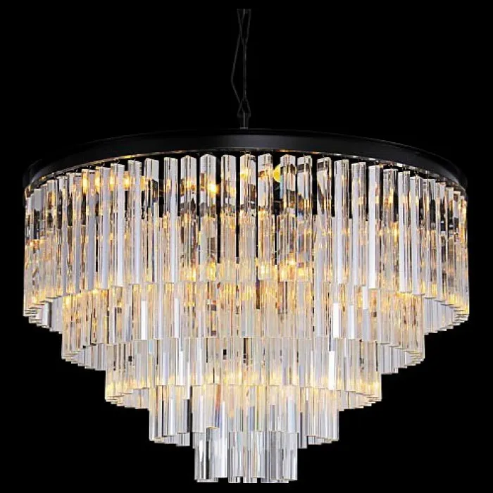 Подвесной светильник DeLight Collection Odeon KR0387P-10A black/clear от ImperiumLoft