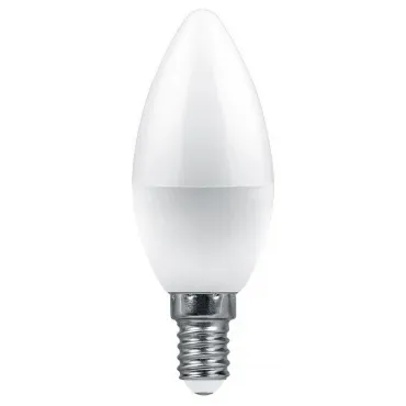 Лампа светодиодная Feron LB-1306 E14 6Вт 4000K 38045 Цвет арматуры хром Цвет плафонов серый от ImperiumLoft